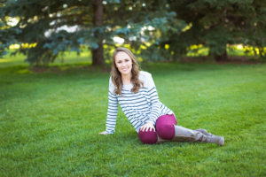 Fall Senior Session in the park