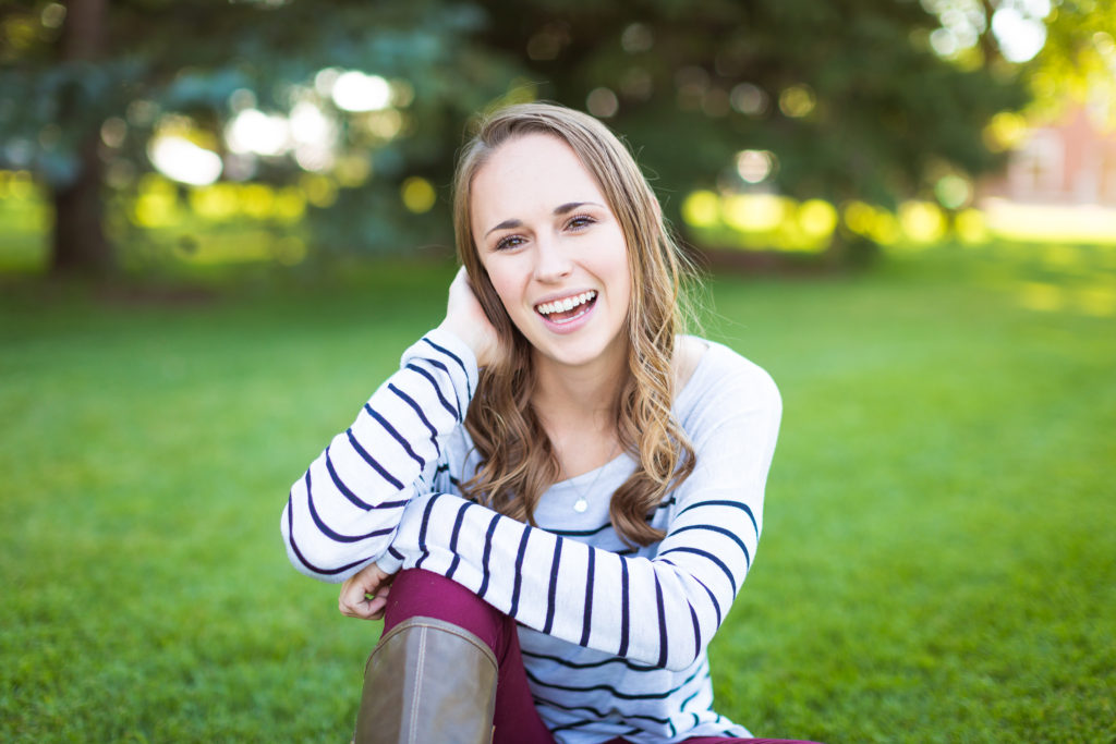 Fall Senior Session in the park