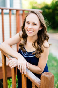 Fall senior session in the park