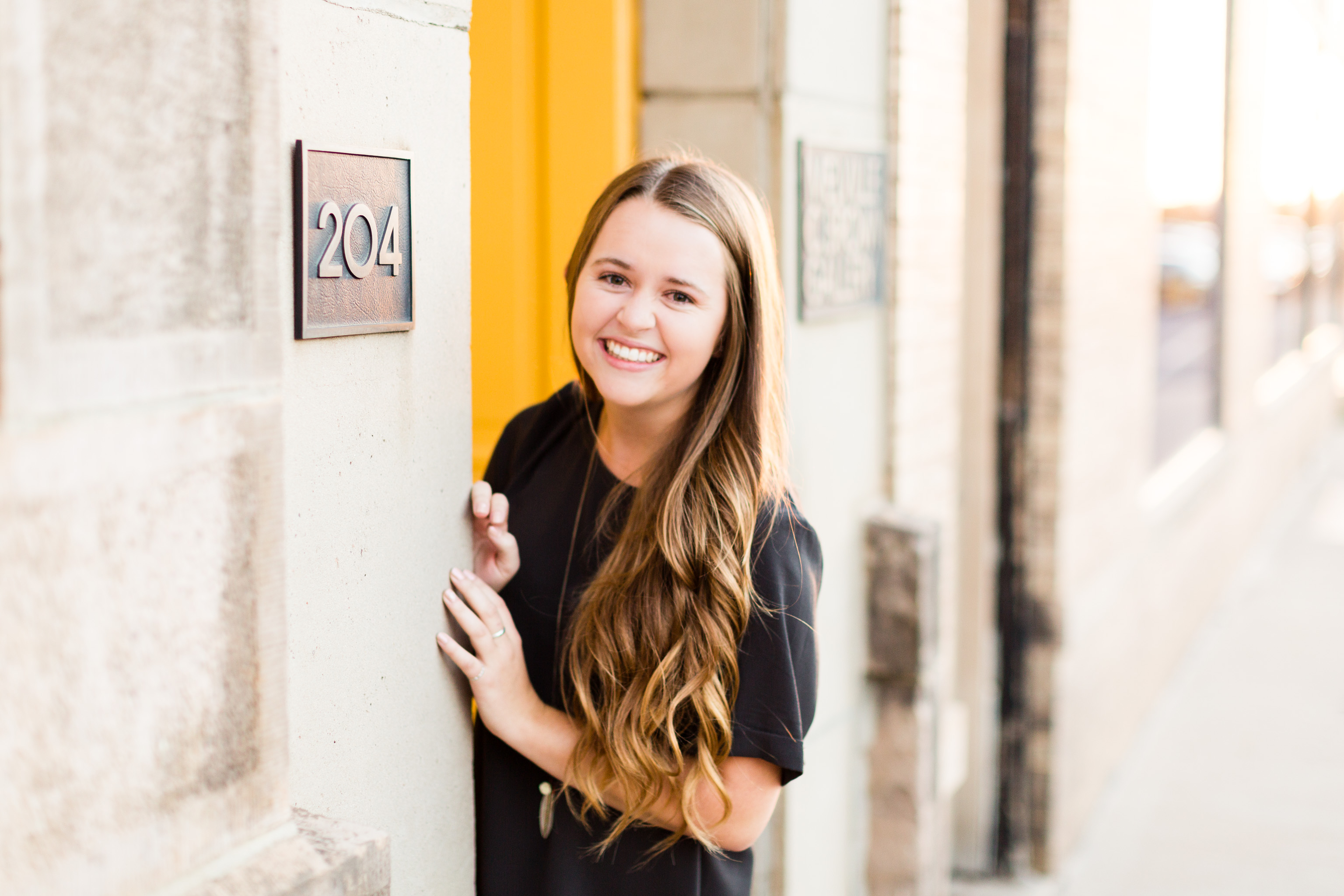 Styled Fall Senior Session- downtown