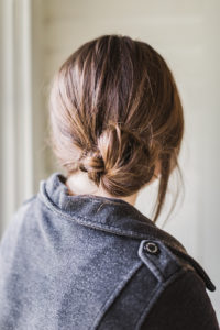 braided bun hairstyle