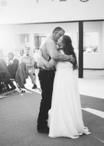 bride dances with her step father